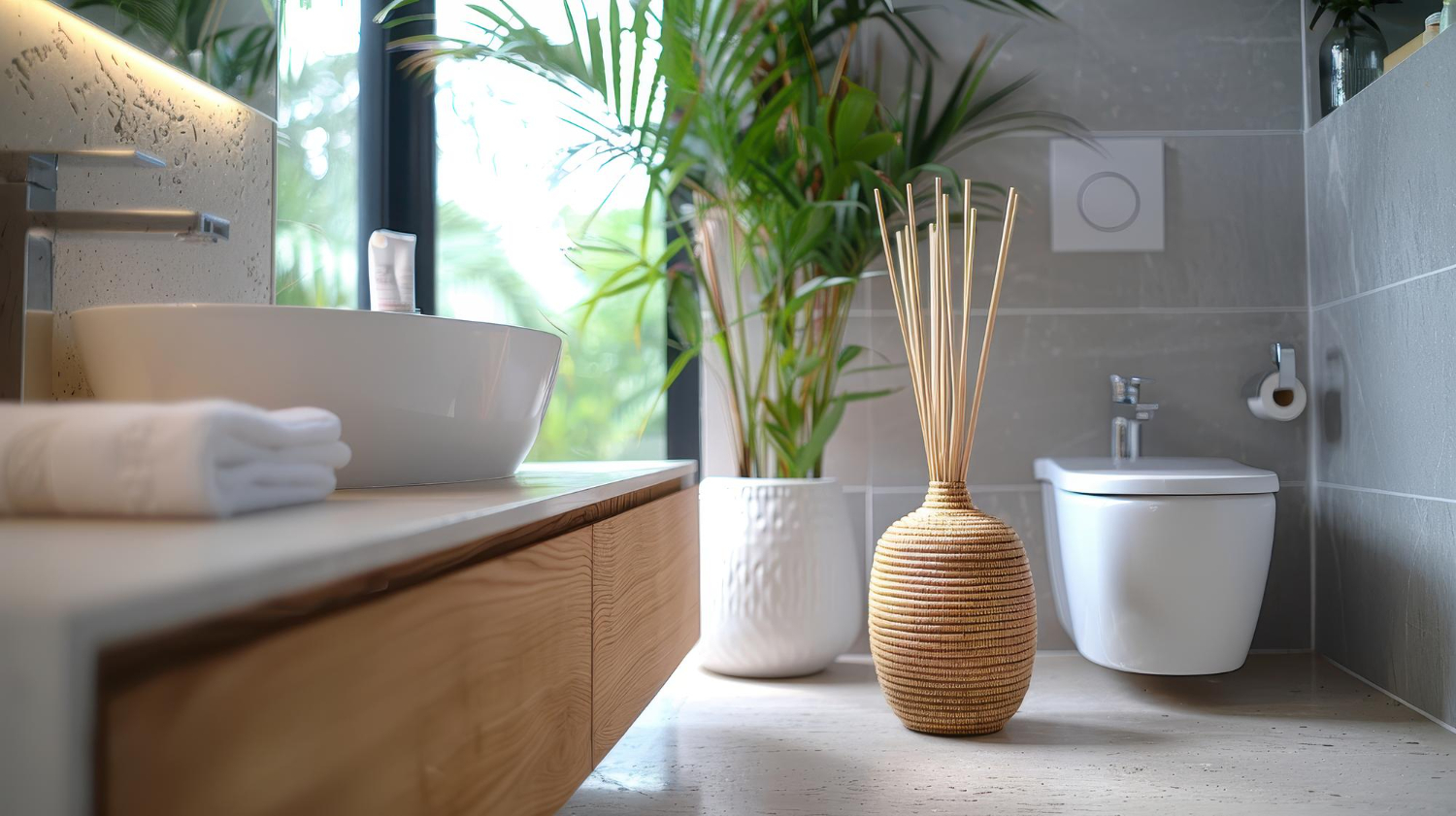 Vents decentralizált hővisszanyerős szellőztető falon, modern lakás belsőben